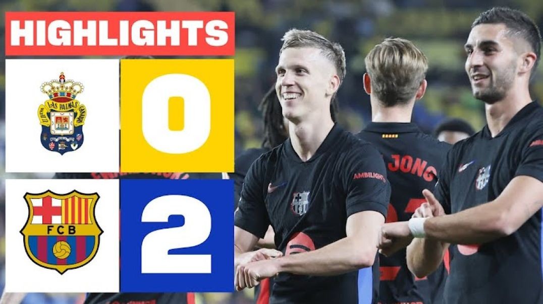 ⁣Highlight Las Palmas vs Fc Barcelona!