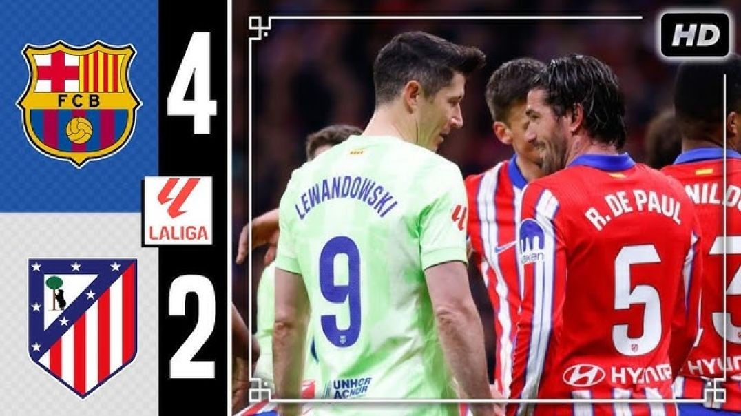 ⁣ATLETICO MADRID 2 vs 4 FC BARCELONA - LALIGA 2024-25